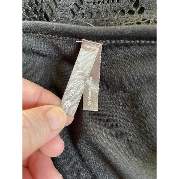 Vanity Fair Body Cami Womens Small Black Tank - Picture 4 of 4